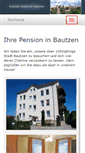 Mobile Screenshot of pension-stadtwall.de
